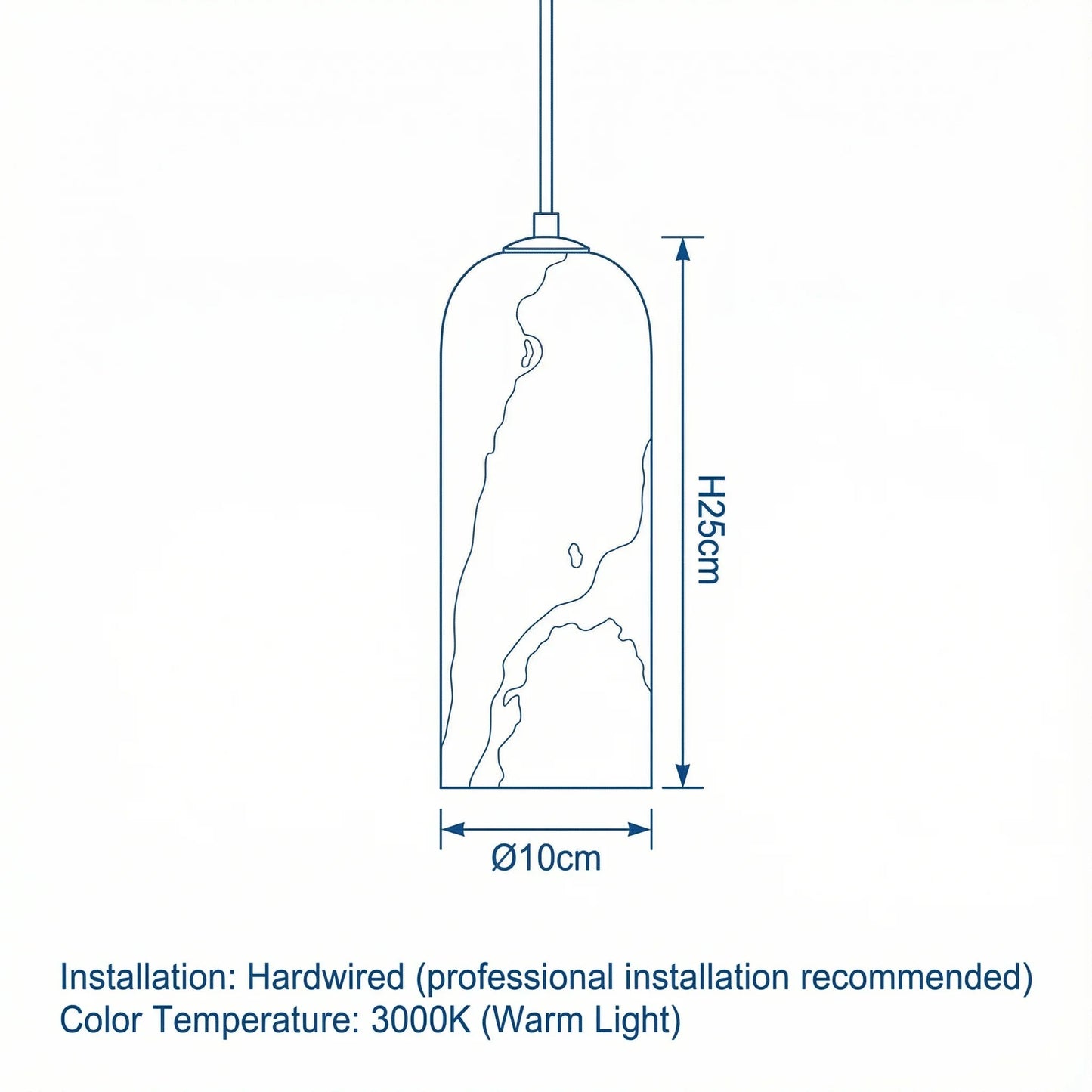 Alabaster Stone Sculptural Pendant Light | Minimalist Brass Designer Fixture