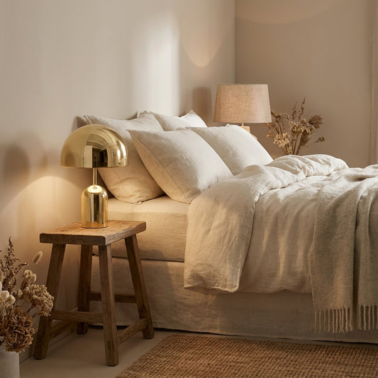 Table Lamp | Modern Metal Bell Design with Ambient Glow