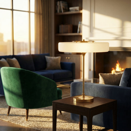 Table Lamp | Vintage-Inspired Metal Design with Warm Glow