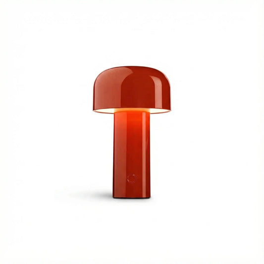 Bedside Table Lamp | Acrylic Mushroom Wireless Rechargeable Warm Light