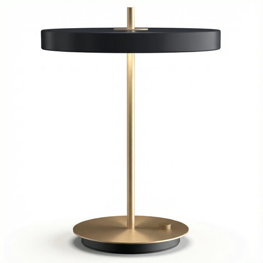 Bedside Table Lamp | Iron Glass Wireless Dimmable Warm Light